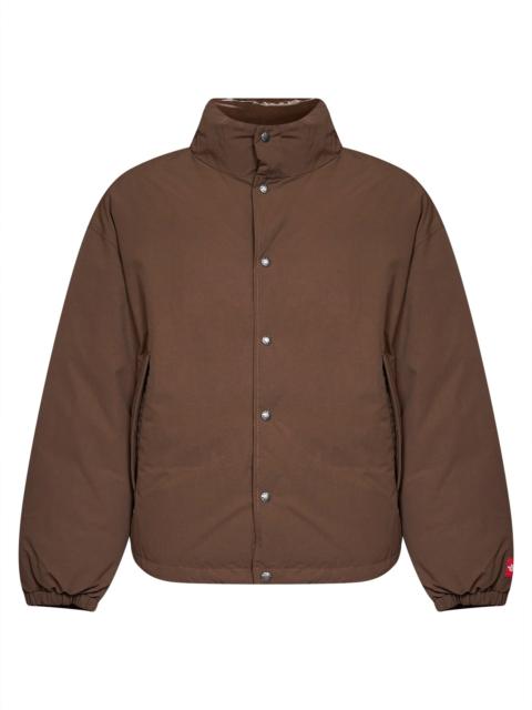 The North Face Smokey brown WindWall fabric unisex Red Box down jacket