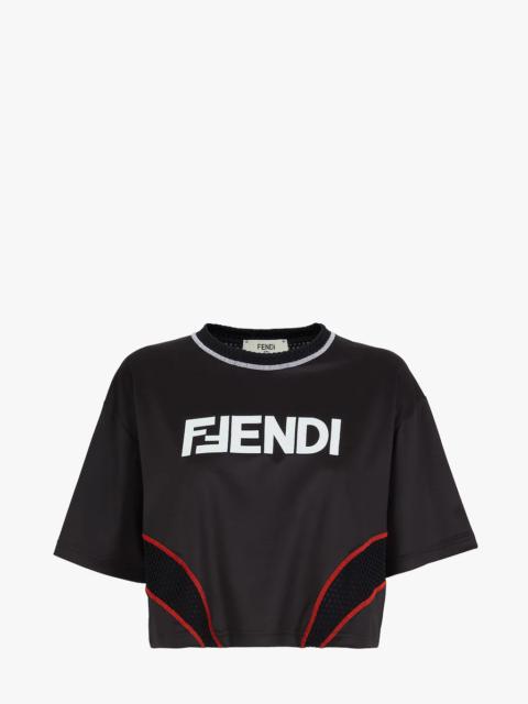 FENDI Black Lycra® T-shirt