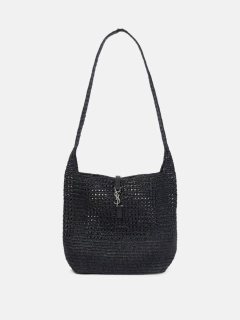 SAINT LAURENT Le 5 à 7 Medium raffia shoulder bag