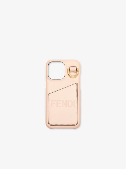 FENDI Pink leather case