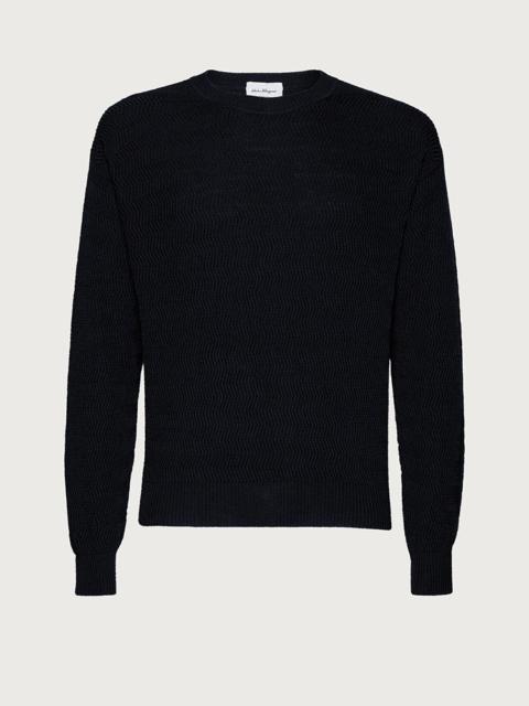 FERRAGAMO ROUND NECK SWEATER