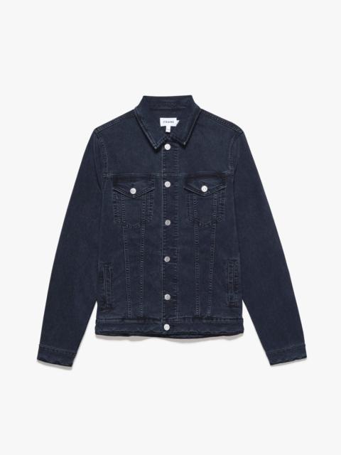 FRAME Twill Heritage Jacket in Washed Navy