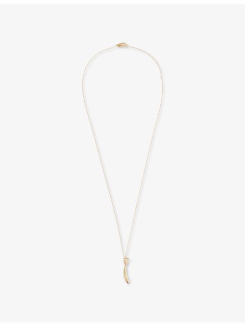 Bottega Veneta Sardine 18ct Yellow-Gold Vermeil Necklace