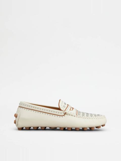 Tod's GOMMINO BUBBLE IN LEATHER - OFF WHITE