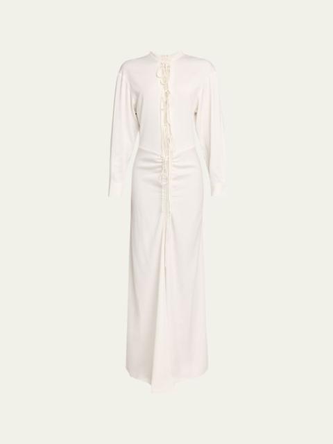 CHRISTOPHER ESBER Bertoia Long-Sleeve Lace-Front Dress