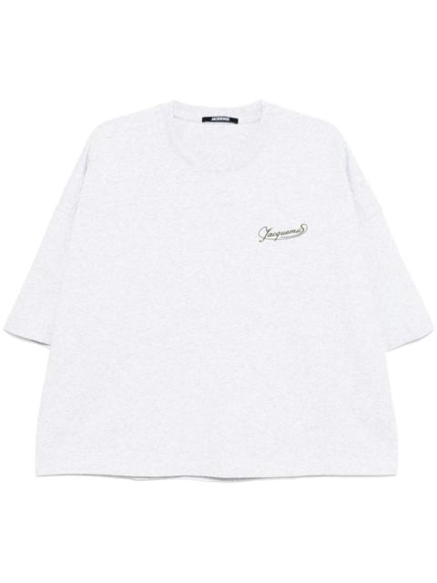 JACQUEMUS logo-embroidered t-shirt