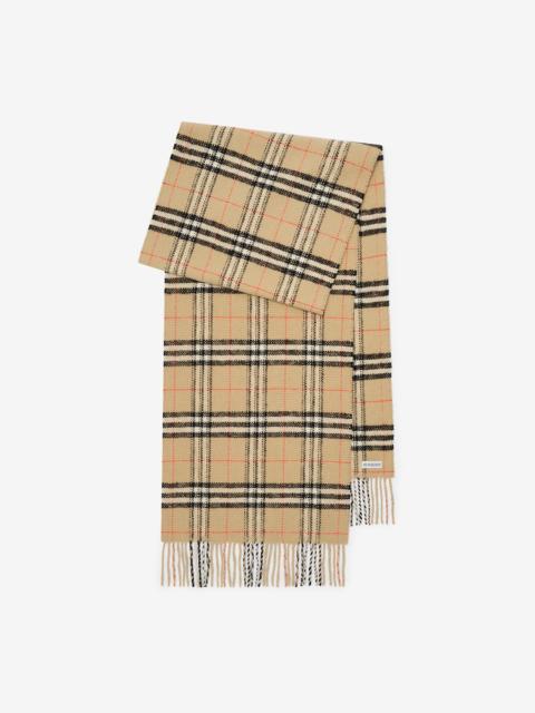 Burberry Check Wool Cashmere Scarf