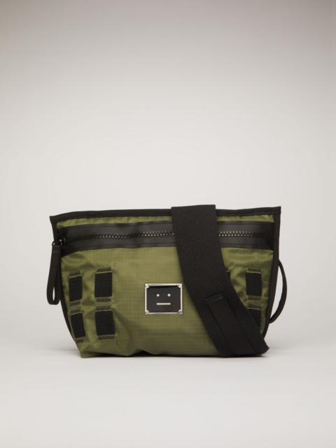 Acne Studios Logo plaque belt bag khaki green