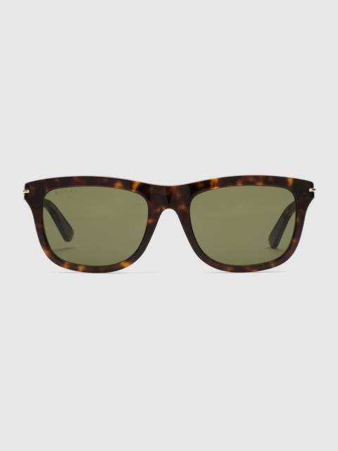 GUCCI Rectangular frame sunglasses