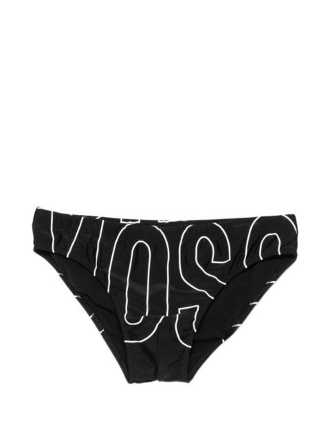 Moschino logo-print swim trunks