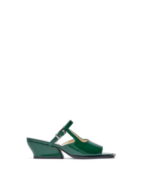 Loewe Onda open-toe mule in brushed calfskin