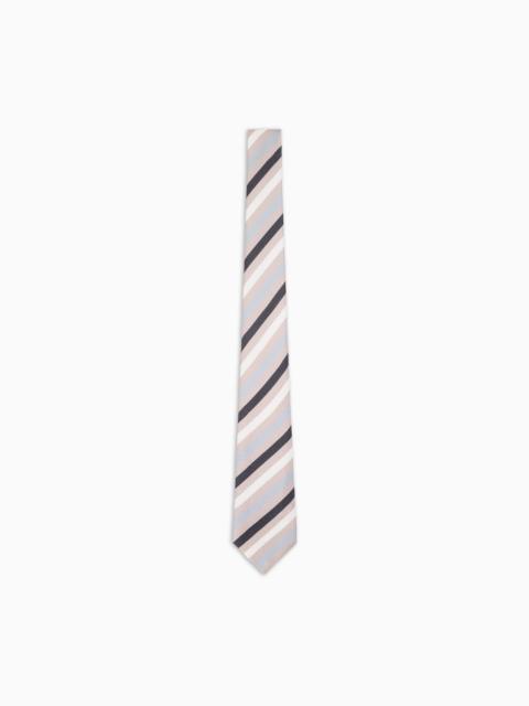GIORGIO ARMANI JACQUARD SILK TIE