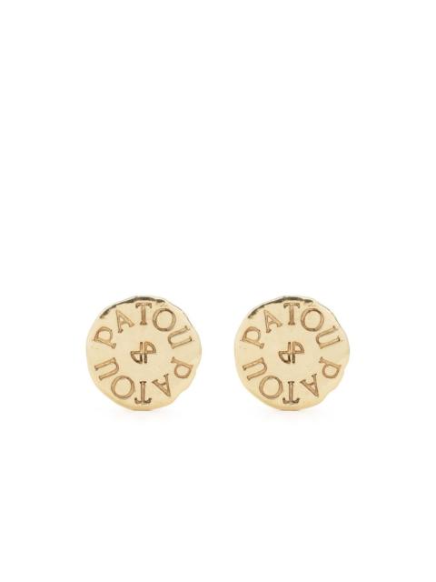 PATOU coin clip-on earrings