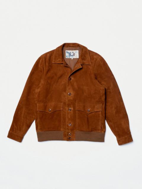 Nudie Jeans Steve Leather Jacket Cognac