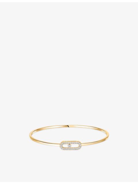 MESSIKA Move Uno Small Flex 18ct Gold And 0.14ct Diamond Bracelet