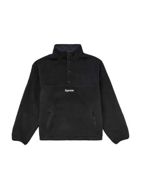 Supreme Polartec Shearling Reversible Pullover (FW24) Black