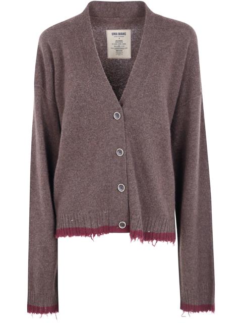 UMA WANG Sweater 100% Cashmere "Over Cardigan"