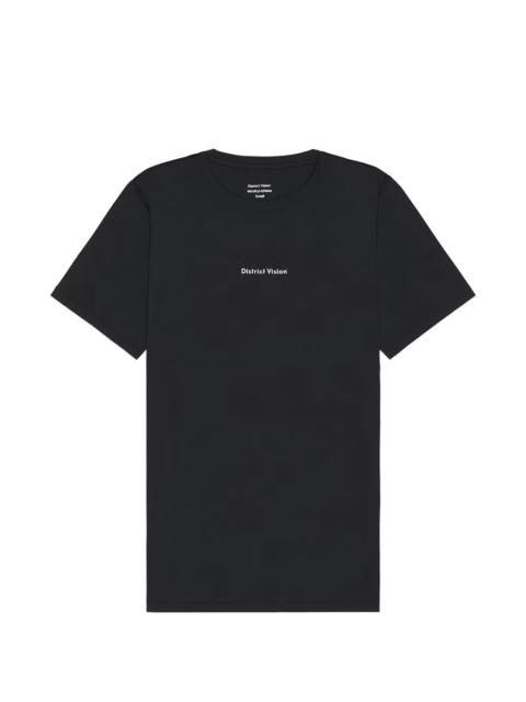 District Vision Ultralight Aloe logo-print laser-cut T-shirt