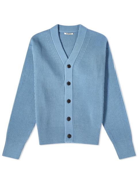 Auralee French Merino Rib Cardigan