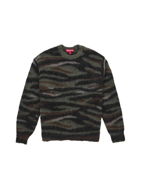 Supreme Supreme Brushed Mohair Sweater Tiger Camo