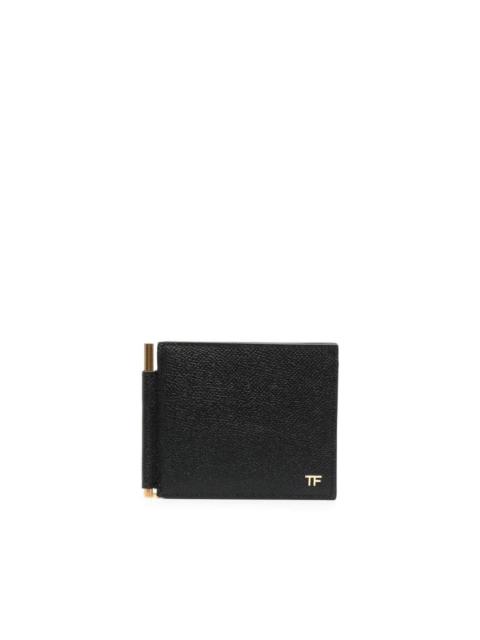 TOM FORD hinged leather bifold wallet