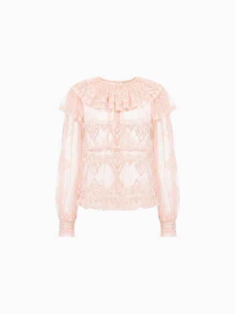 ULLA JOHNSON Ivy Tulle Blouse