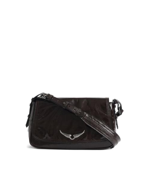 Zadig & Voltaire patent wings satchel