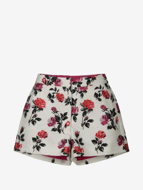 Valentino floral-printed shorts