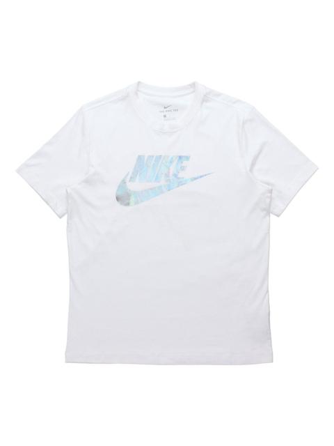 Nike Nike Sportswear Athleisure 캐주얼 스포츠 짧은 소매 'White SIlver'CT6880-100