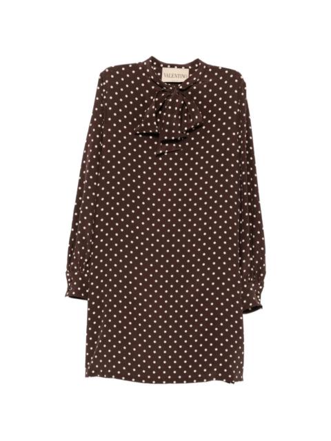 Valentino polka-dot mini dress
