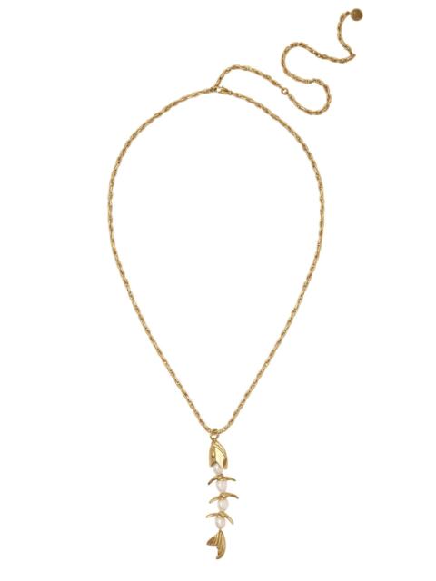 ALÉMAIS Calypso Pearl Fish Necklace