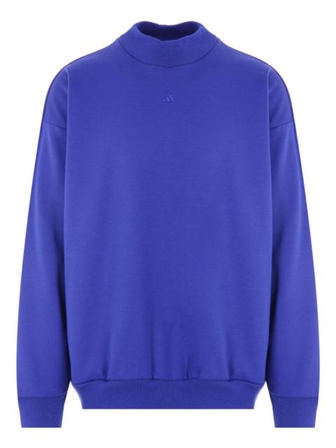 adidas basketball-logo printed sweatshirt