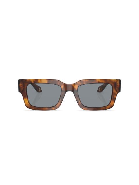 GIORGIO ARMANI rectangle-frame tinted-lenses sunglasses