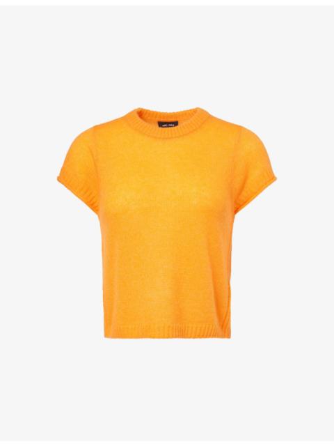 ME+EM Straight-Fit Cashmere, Silk and Merino-Wool Knitted T-Shirt