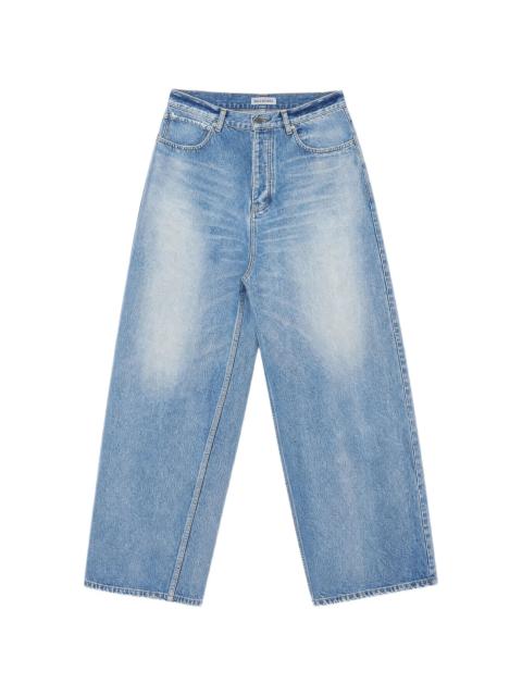 BALENCIAGA Balenciaga Distressed Wide-leg Jeans