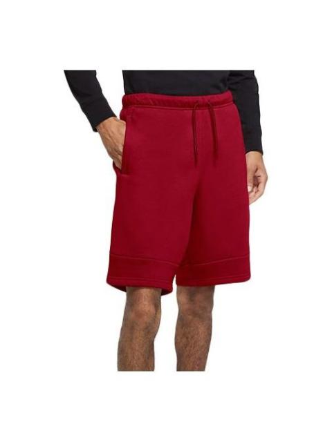 Jordan Air Jordan Jumpman Logo Basketball Sports Knit Shorts Red CK6707-687