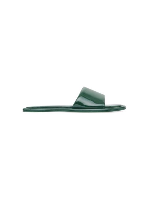 ST. AGNI Soft Leather Slippers green
