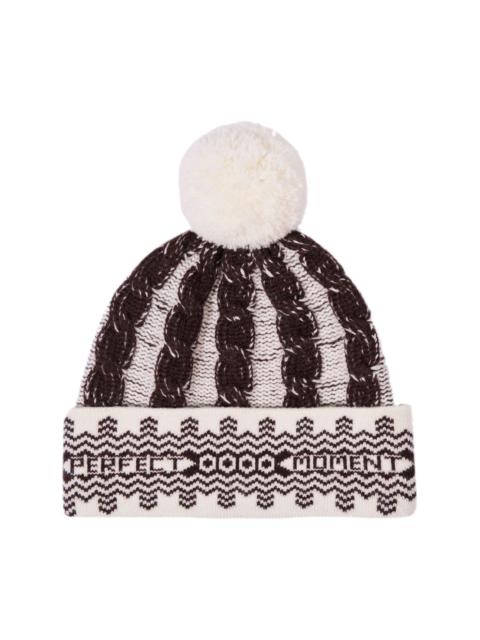 PERFECT MOMENT merino-wool bobble hat