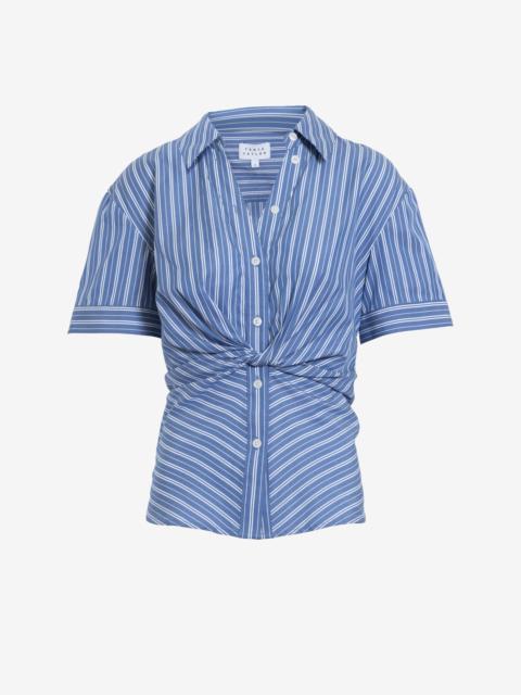 TANYA TAYLOR OAKLEY STRIPE TOP