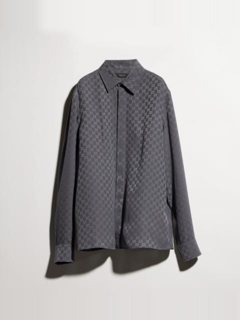 GUCCI GG silk jacquard shirt