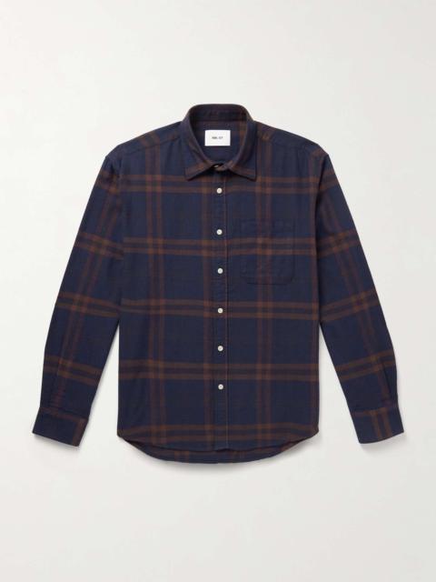 NN07 Deon 5465 Checked Organic Cotton-Flannel Shirt