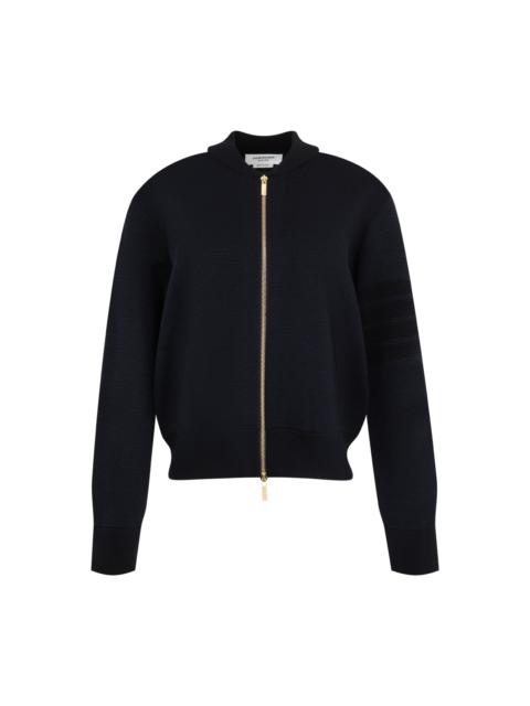 Thom Browne Ottoman Milano Stitch 4-Bar Bomber Jacket