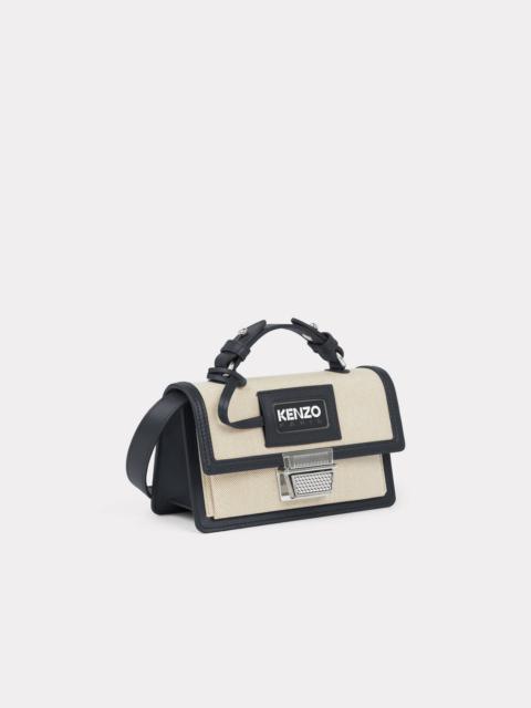 KENZO 'Rue Vivienne' miniature bi-material bag with strap