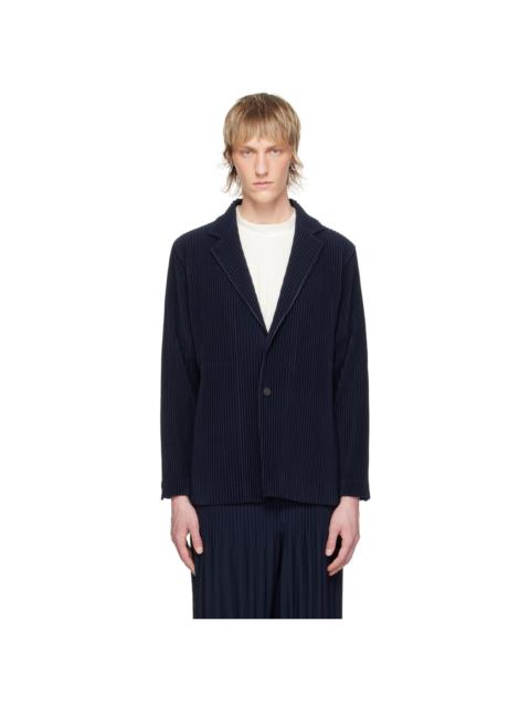 ISSEY MIYAKE Navy Basics Blazer
