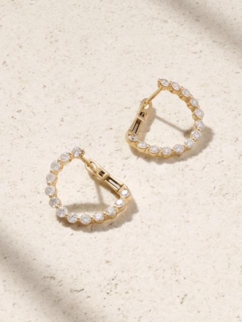 PERSÉE Circle 18-karat Gold Diamond Earrings