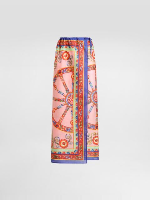 Dolce & Gabbana Cotton carretto-print sarong