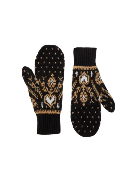 KHAITE fair isle gloves