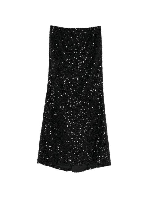 N°21 sequin-embellished maxi skirt