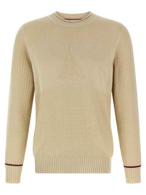 Brunello Cucinelli Brunello Cucinelli Men Waffle Stitch Cotton Sweater