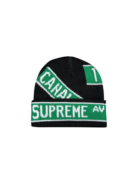 Supreme Street Signs Beanie 'Black'